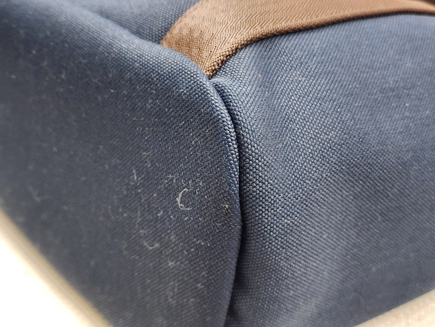 Hermes Navy Blue / Feu Pansage Groom Tote