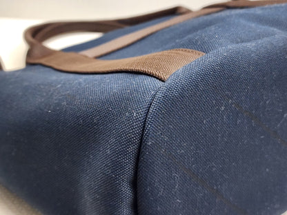 Hermes Navy Blue / Feu Pansage Groom Tote