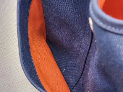 Hermes Navy Blue / Feu Pansage Groom Tote