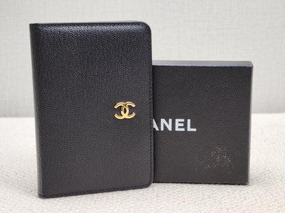 Chanel Black Goatskin Vintage Pocket Organizer (GHW)