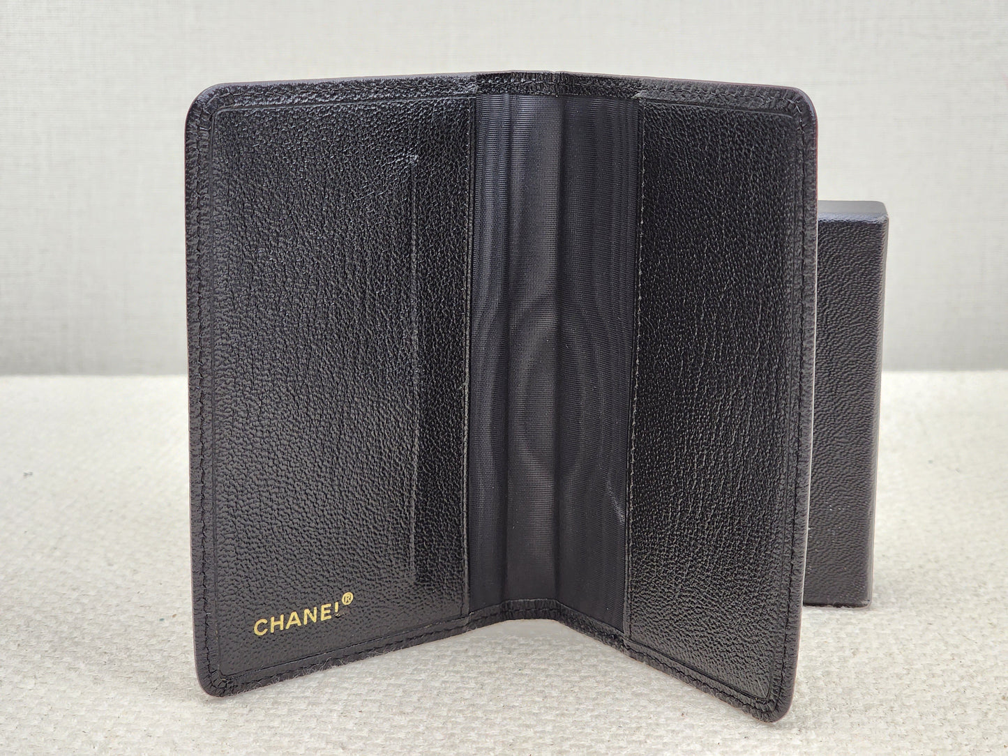 Chanel Black Goatskin Vintage Pocket Organizer (GHW)