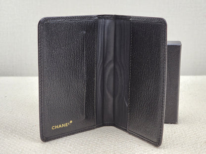 Chanel Black Goatskin Vintage Pocket Organizer (GHW)