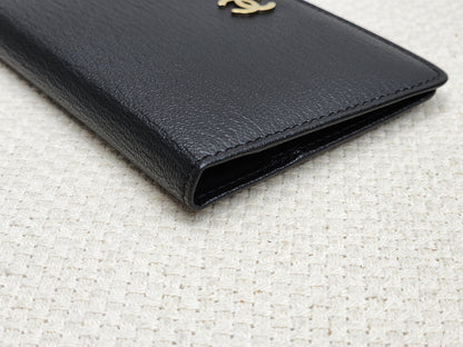 Chanel Black Goatskin Vintage Pocket Organizer (GHW)