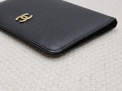 Chanel Black Goatskin Vintage Pocket Organizer (GHW)