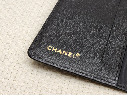 Chanel Black Goatskin Vintage Pocket Organizer (GHW)