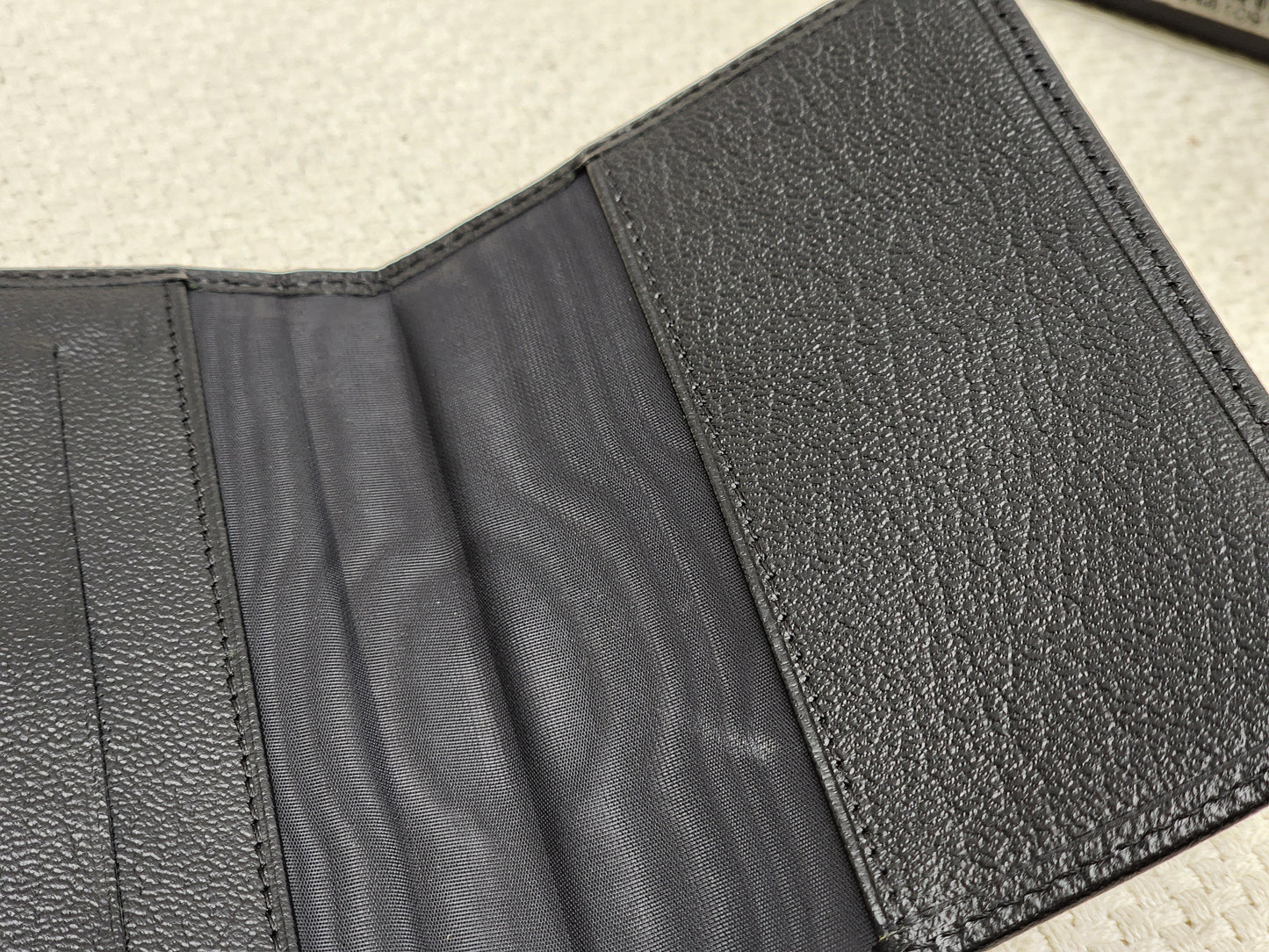 Chanel Black Goatskin Vintage Pocket Organizer (GHW)