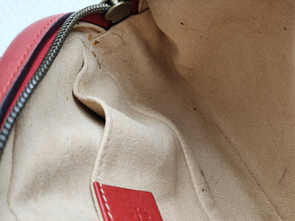 Gucci Red Marmont Belt Bag (GHW)