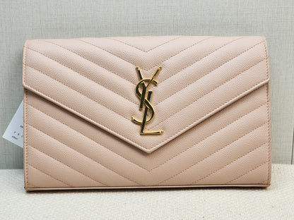 YSL Pink Grain de Poudre Classic Cassandre WOC (GHW)