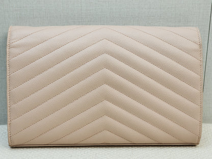 YSL Pink Grain de Poudre Classic Cassandre WOC (GHW)