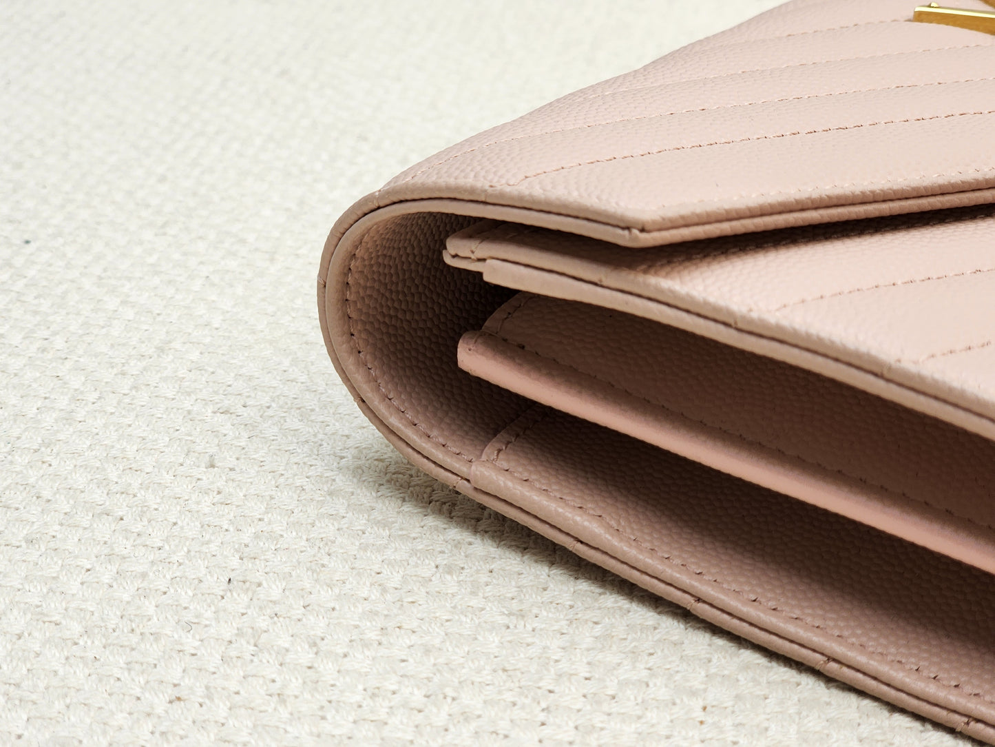 YSL Pink Grain de Poudre Classic Cassandre WOC (GHW)