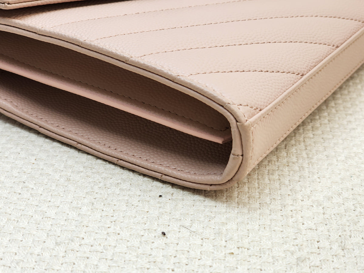 YSL Pink Grain de Poudre Classic Cassandre WOC (GHW)
