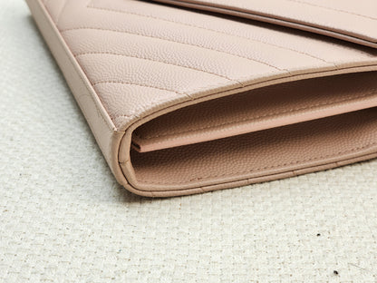 YSL Pink Grain de Poudre Classic Cassandre WOC (GHW)