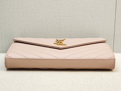 YSL Pink Grain de Poudre Classic Cassandre WOC (GHW)