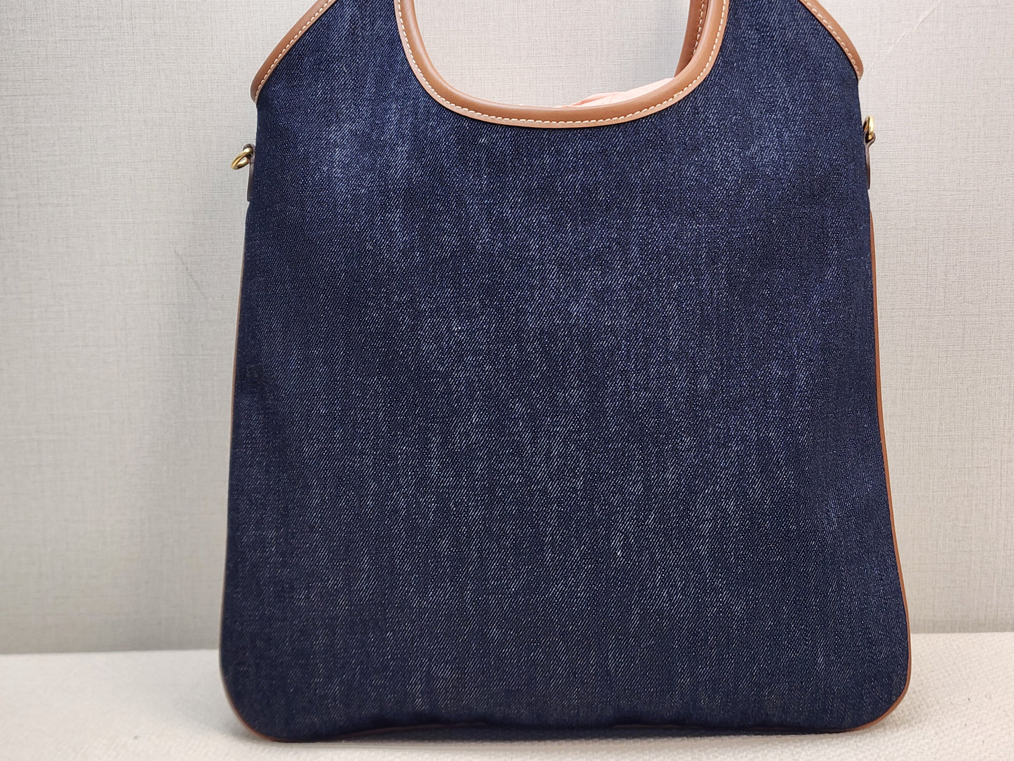 Miu Miu Blue/Brandy Denim Ivy Tote