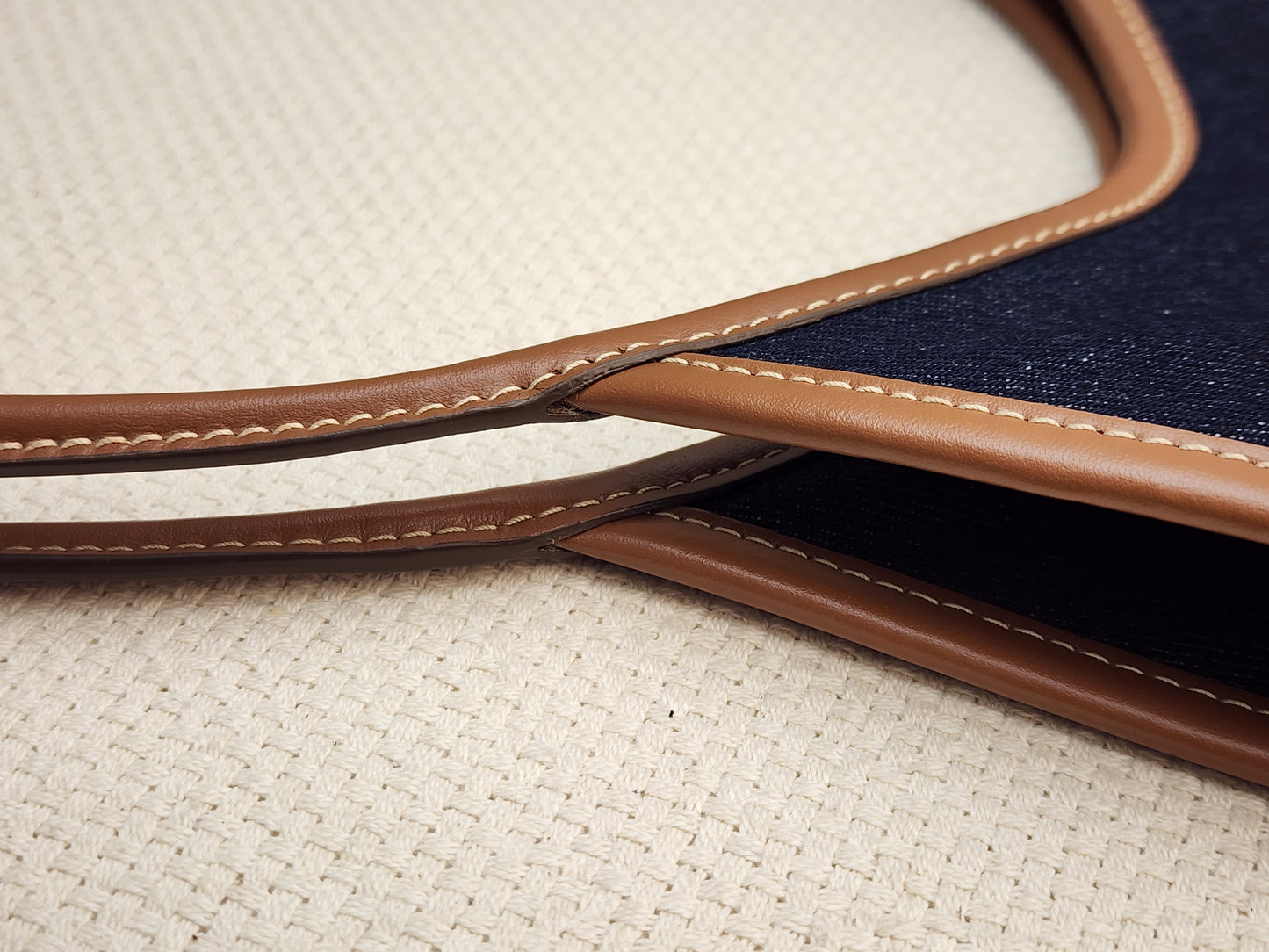 Miu Miu Blue/Brandy Denim Ivy Tote
