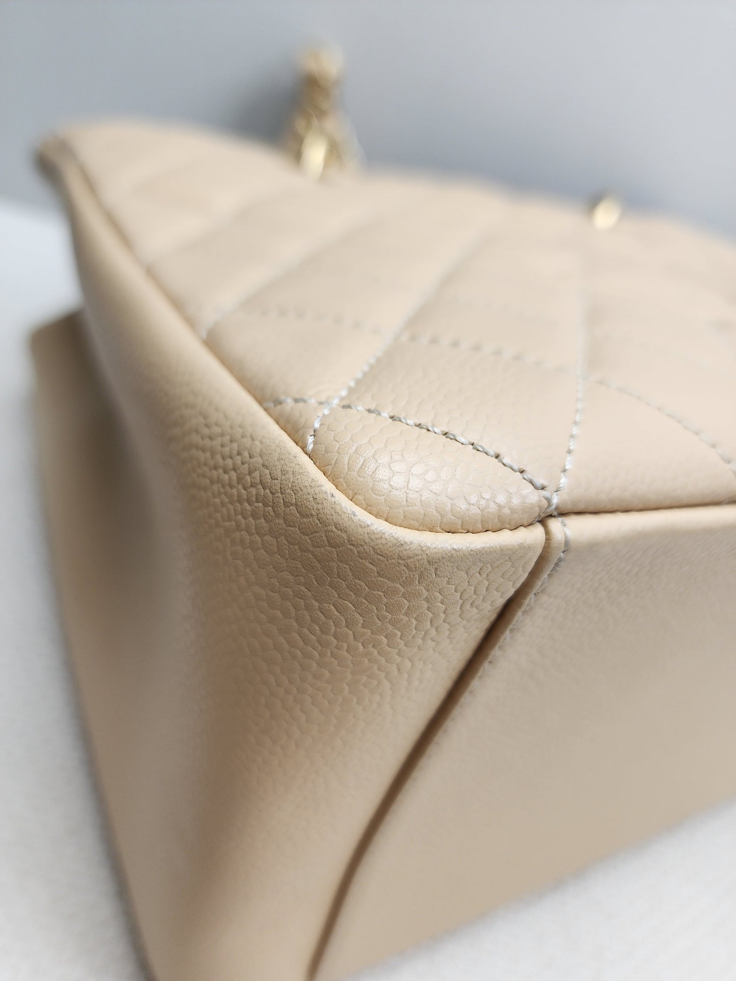 Chanel Beige Caviar GST (GHW)