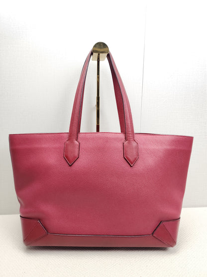 Hermes Rouge Grenat Evercolor / Epsom Maxi Box 36 Cabas