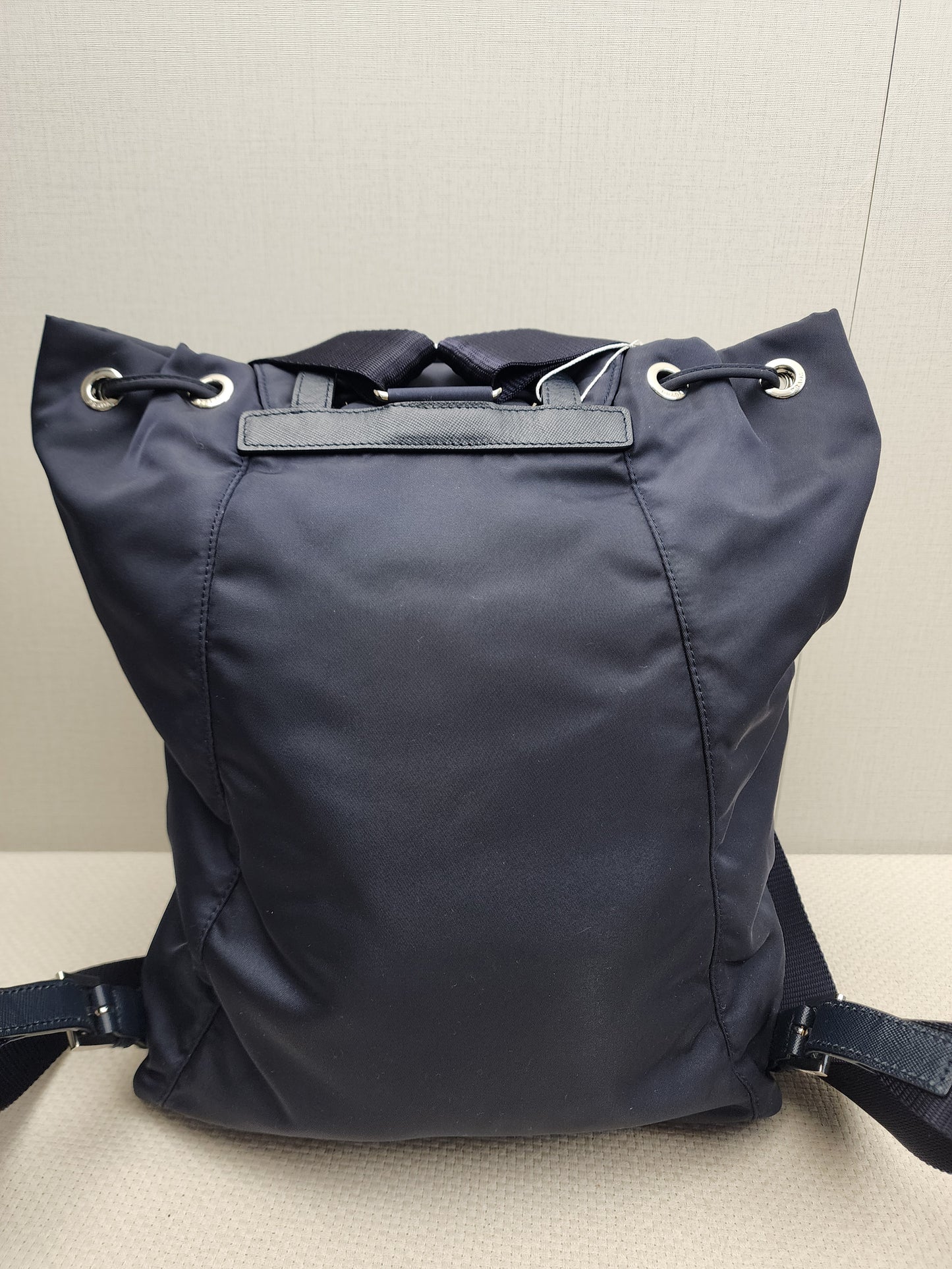 Prada Blue Nylon Small Backpack