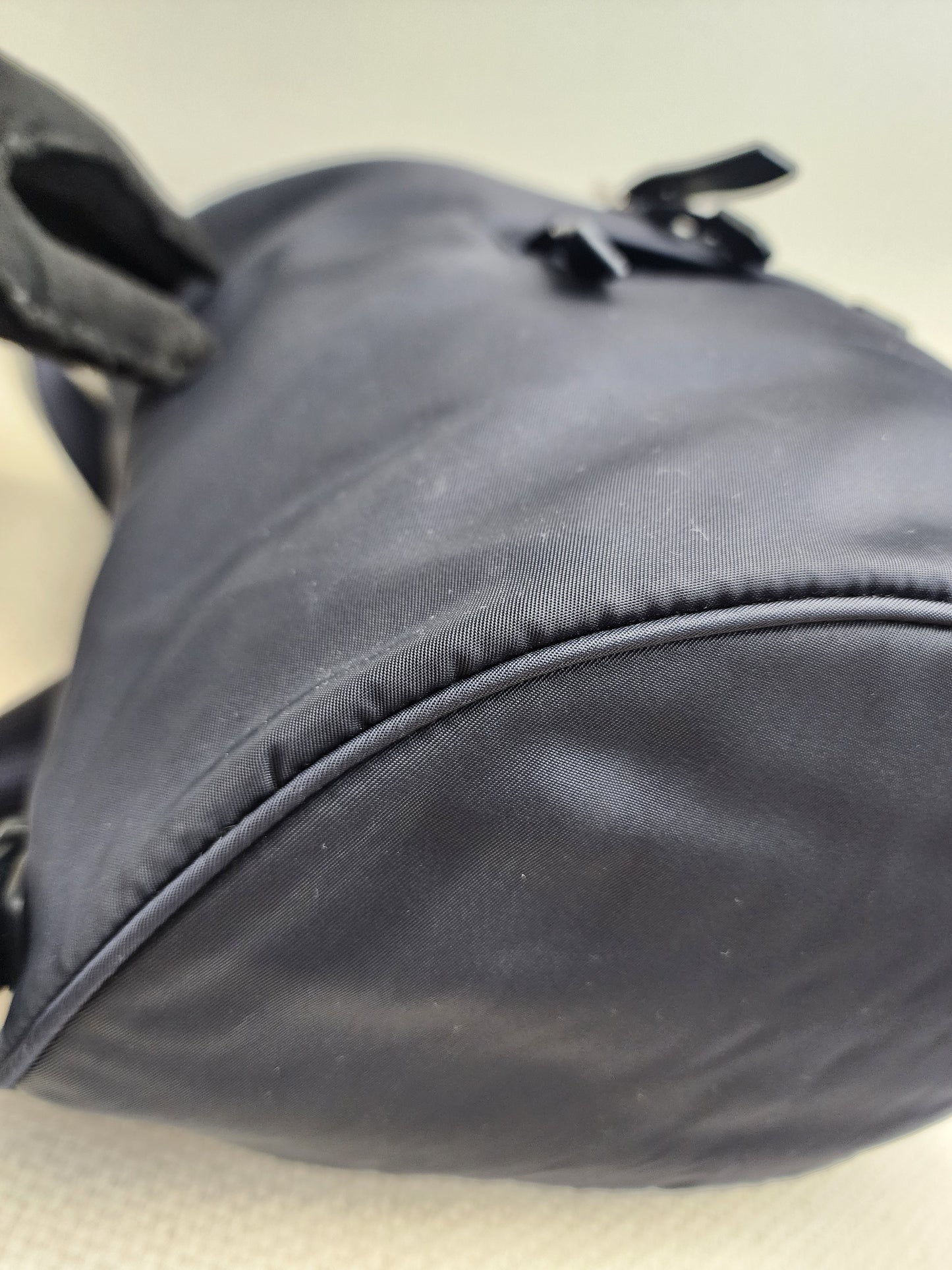Prada Blue Nylon Small Backpack