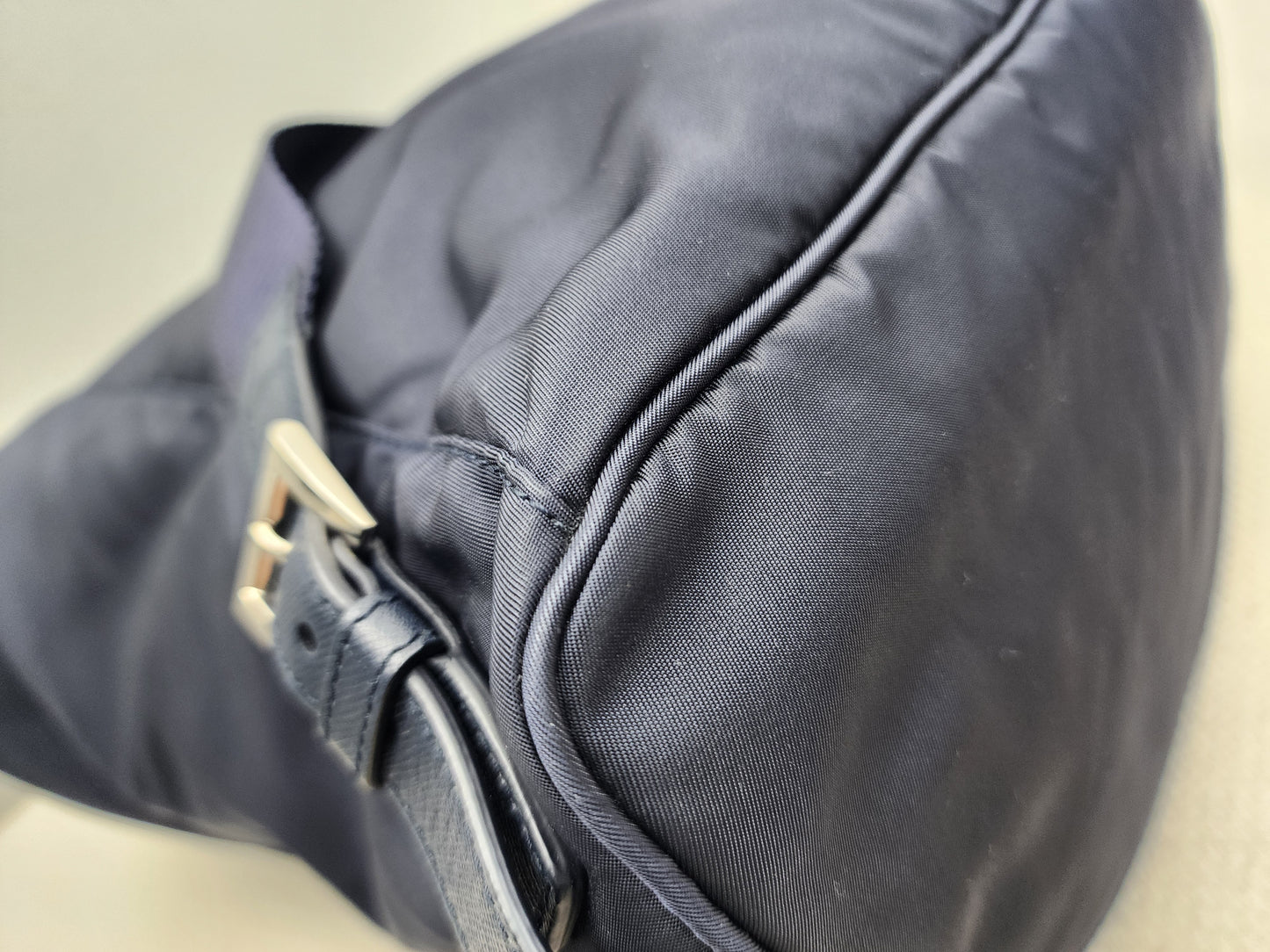 Prada Blue Nylon Small Backpack