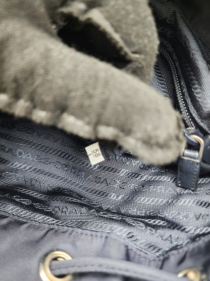 Prada Blue Nylon Small Backpack