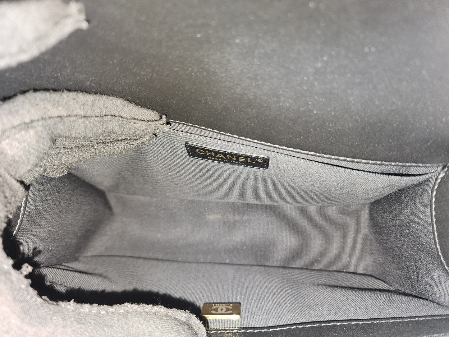 Chanel Black Old Medium Calfskin Leboy (GHW)