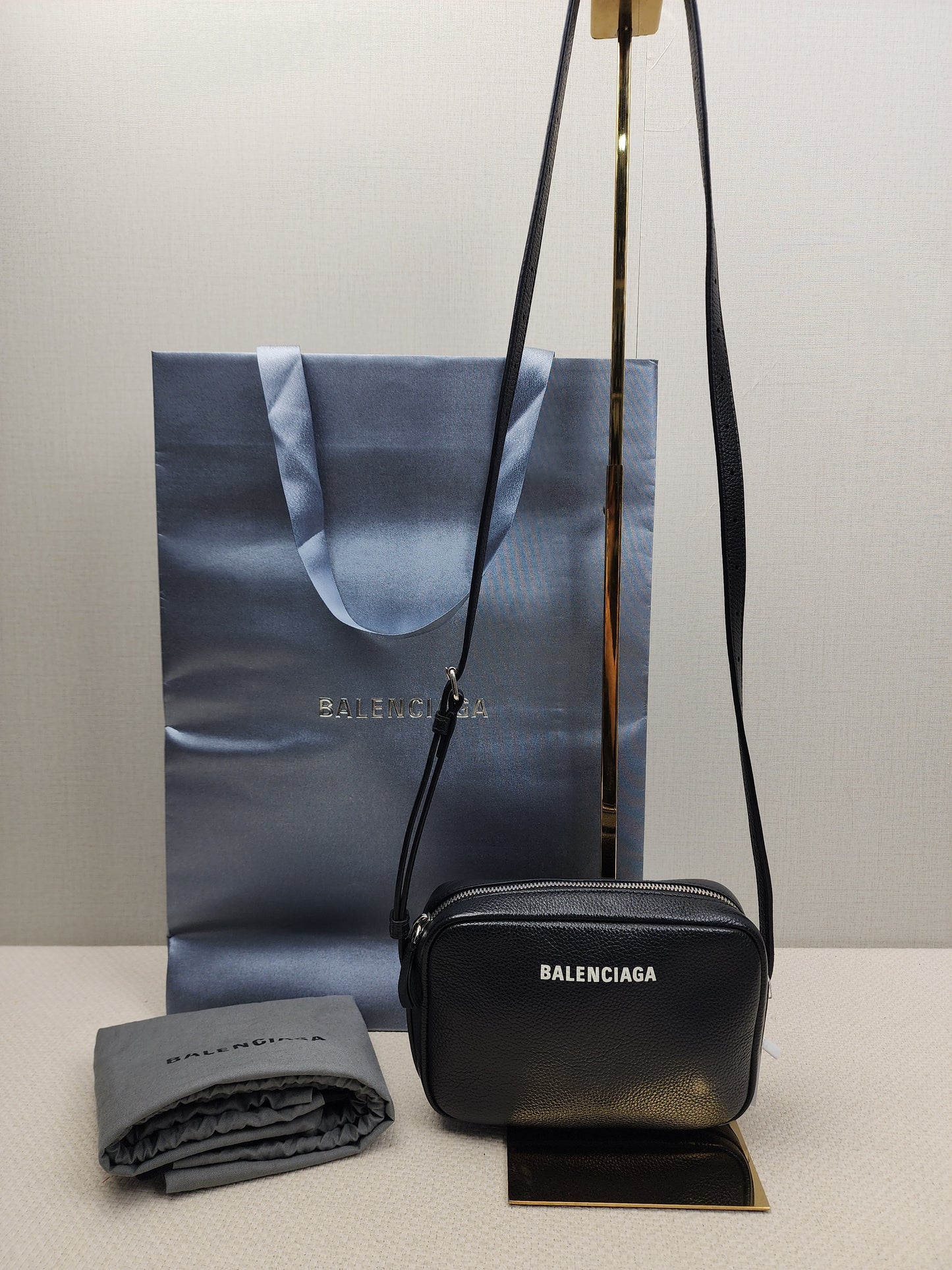 Balenciaga Black Calfskin Everyday Camera Bag
