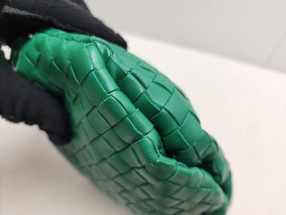 Bottega Veneta Green Nappa Intrecciato Mini Bulb Bag