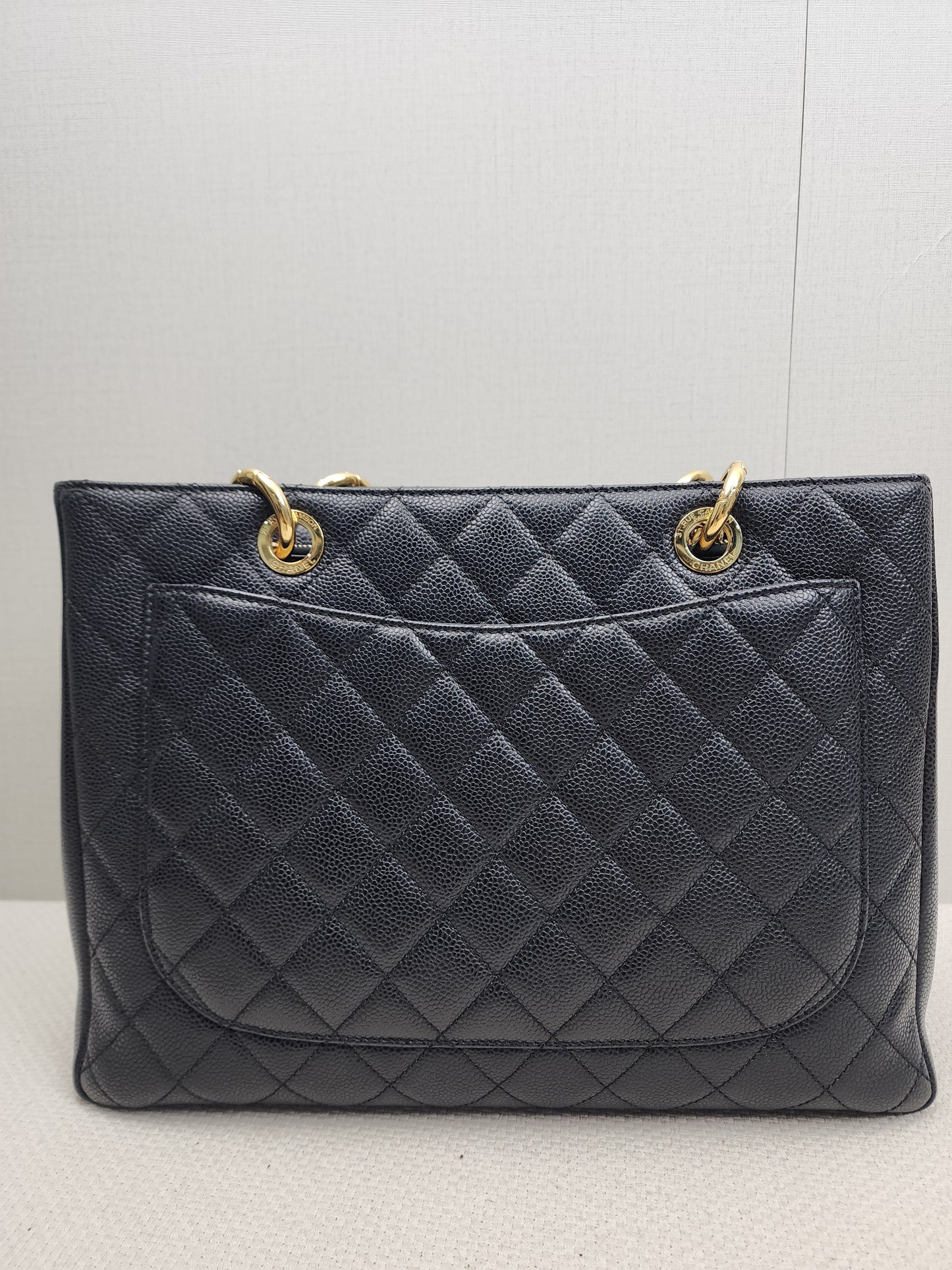 Chanel Black Caviar GST (GHW)