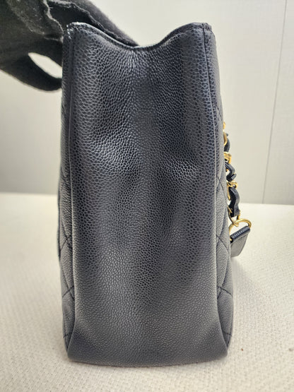Chanel Black Caviar GST (GHW)