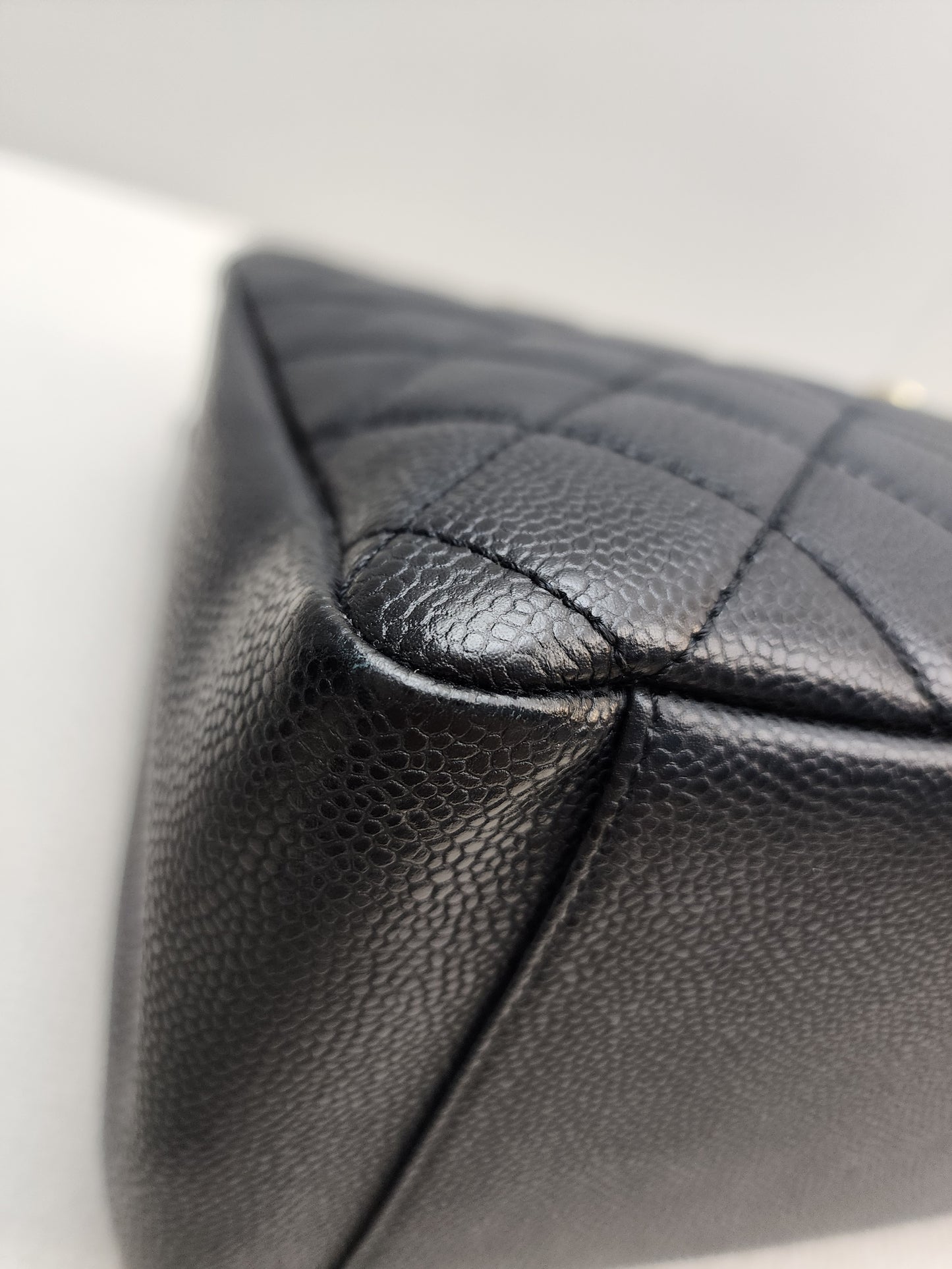 Chanel Black Caviar GST (GHW)