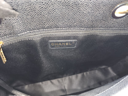 Chanel Black Caviar GST (GHW)
