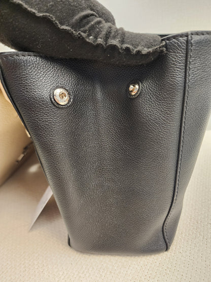 LV Beige/Black Calfskin Lockme II Bag (SHW)