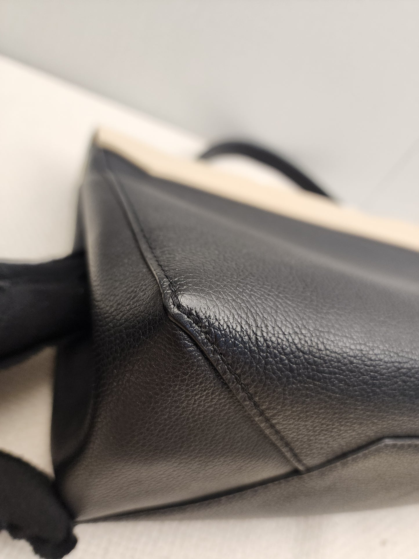 LV Beige/Black Calfskin Lockme II Bag (SHW)