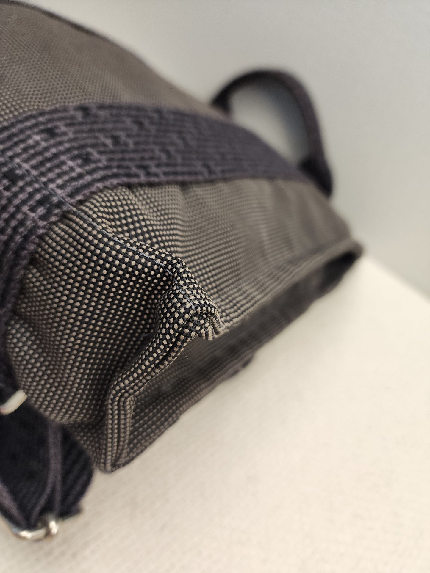 Hermes Grey Canvas Herline PM Backpack