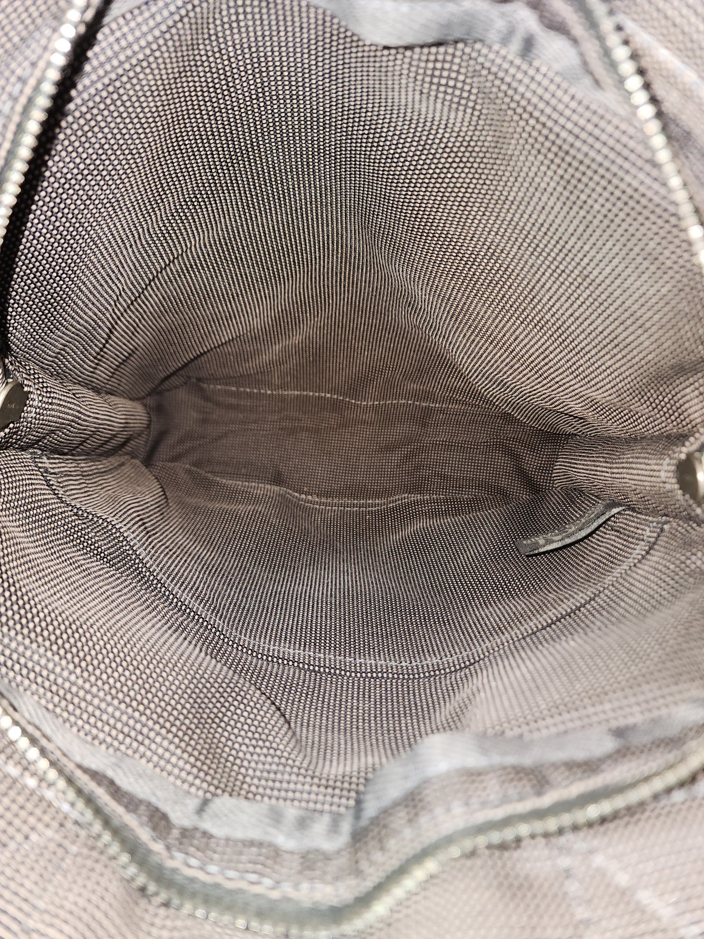 Hermes Grey Canvas Herline PM Backpack