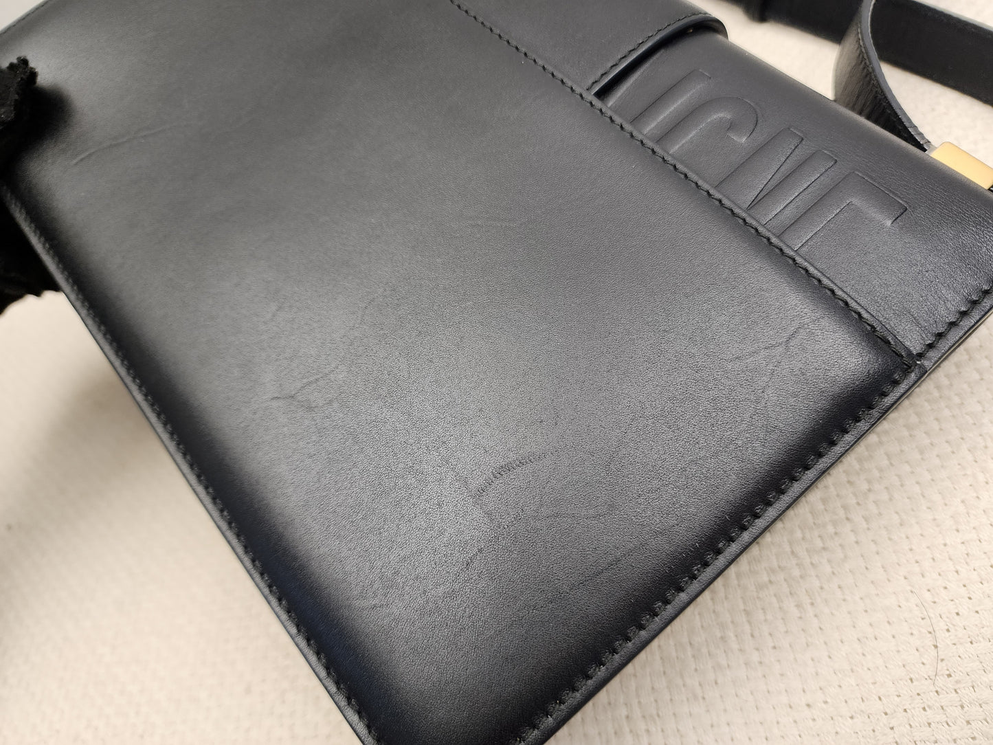 Dior Black Calfskin Montaigne 30 (GHW)