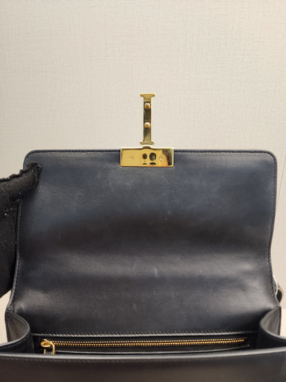 Dior Black Calfskin Montaigne 30 (GHW)