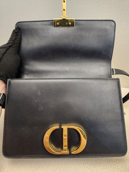 Dior Black Calfskin Montaigne 30 (GHW)