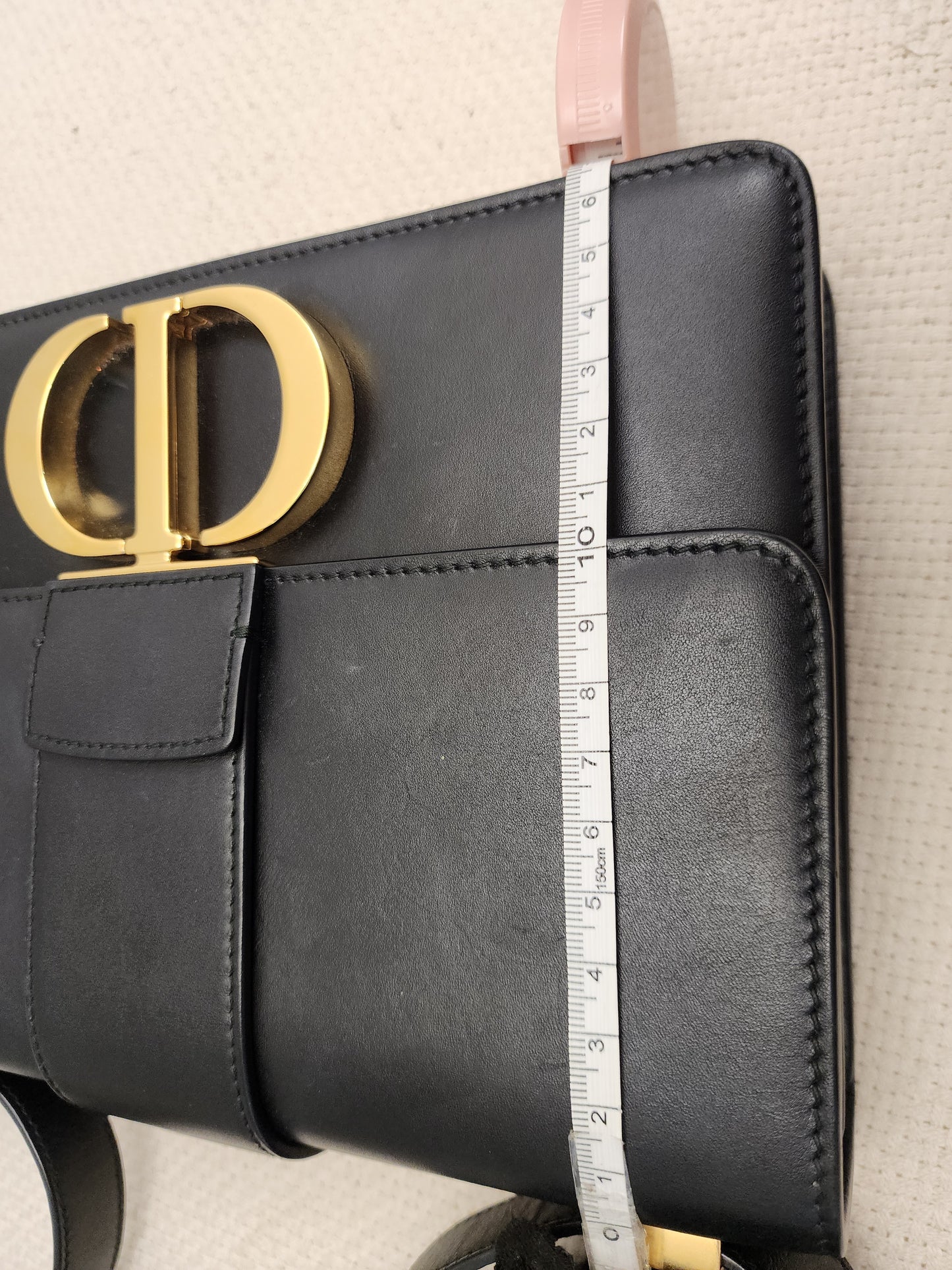 Dior Black Calfskin Montaigne 30 (GHW)