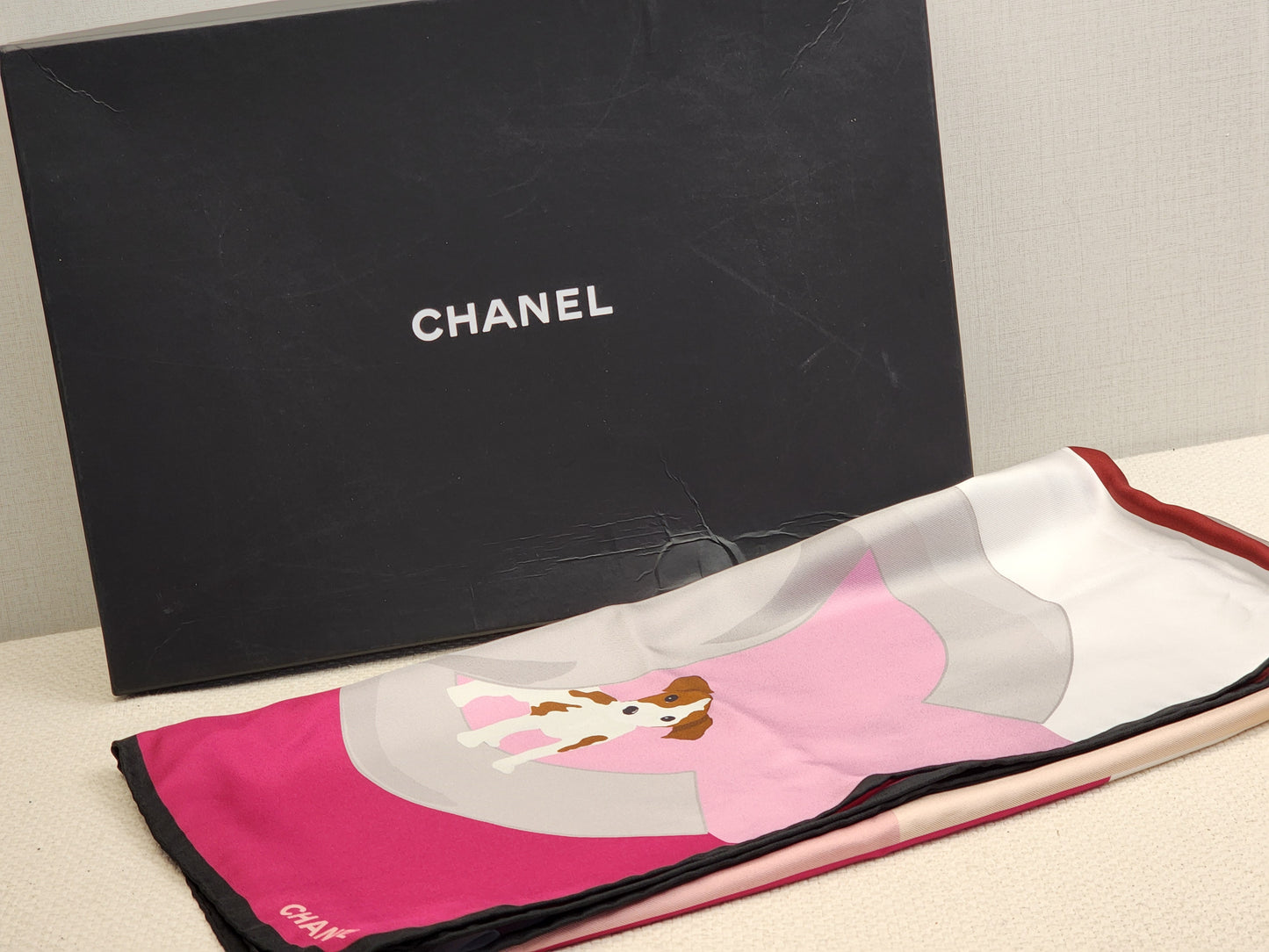 Chanel Silk 23P Coco Cambon Square Scarf