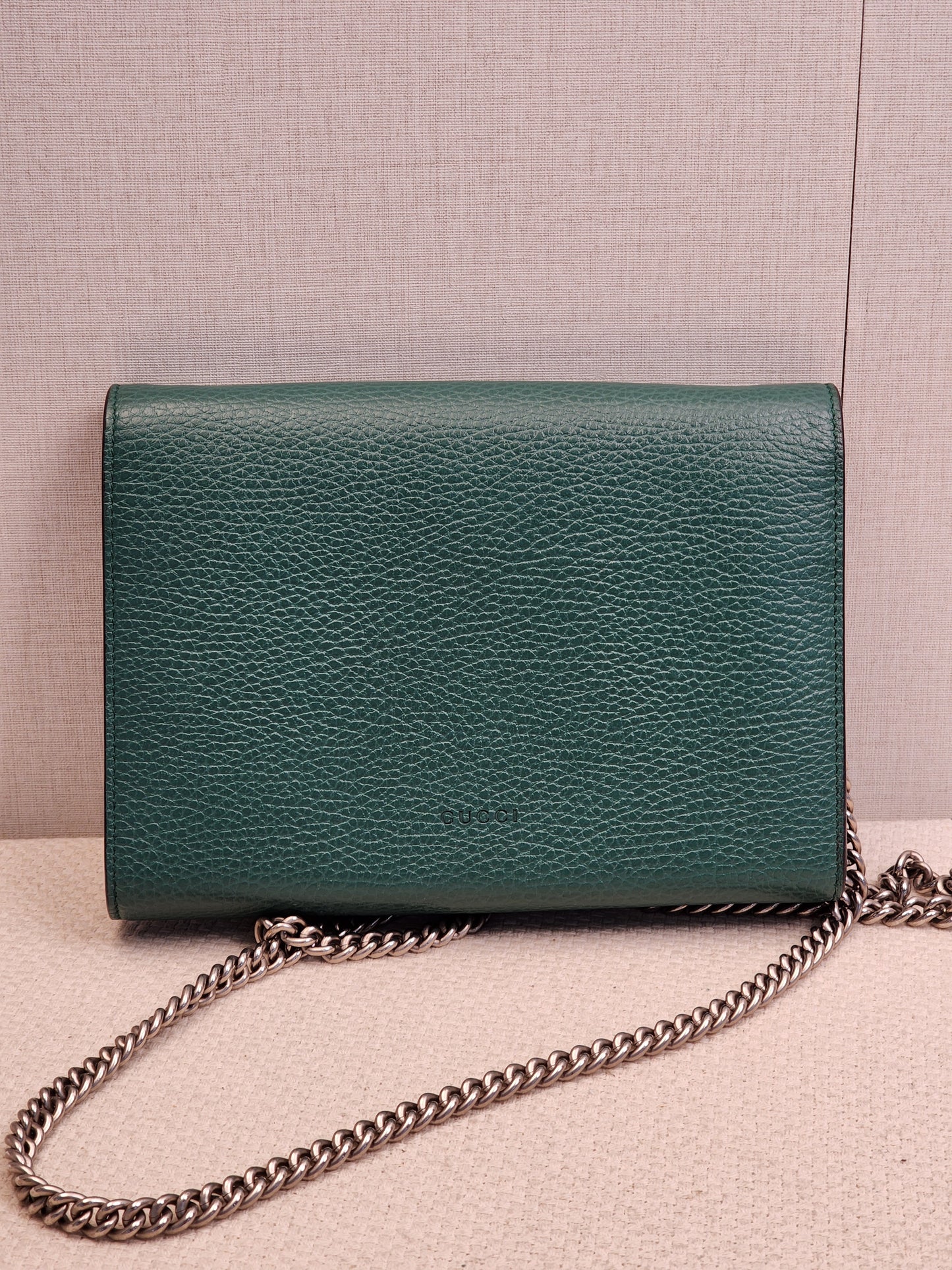 Gucci Green Calfskin Dionysus WOC