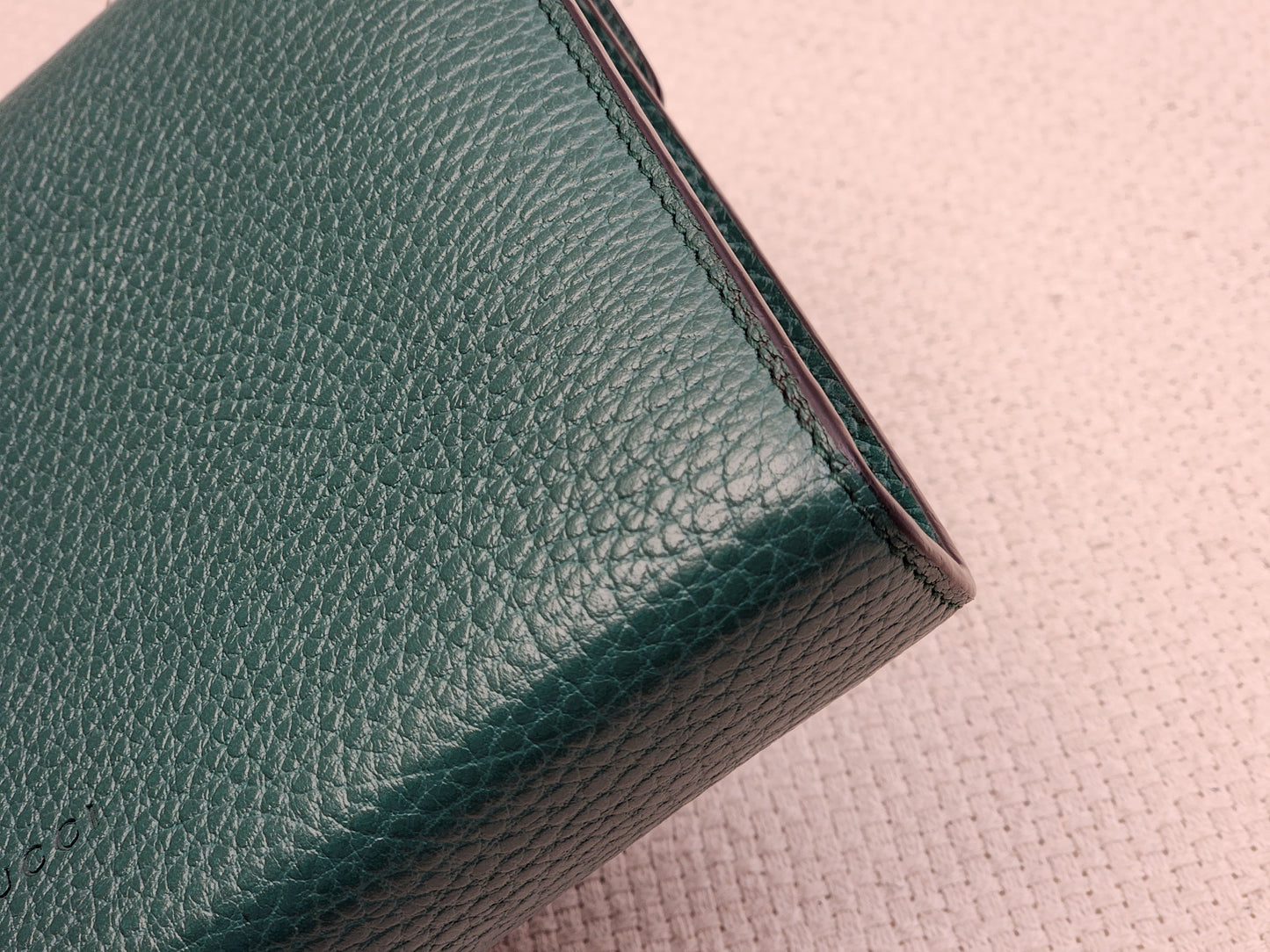 Gucci Green Calfskin Dionysus WOC