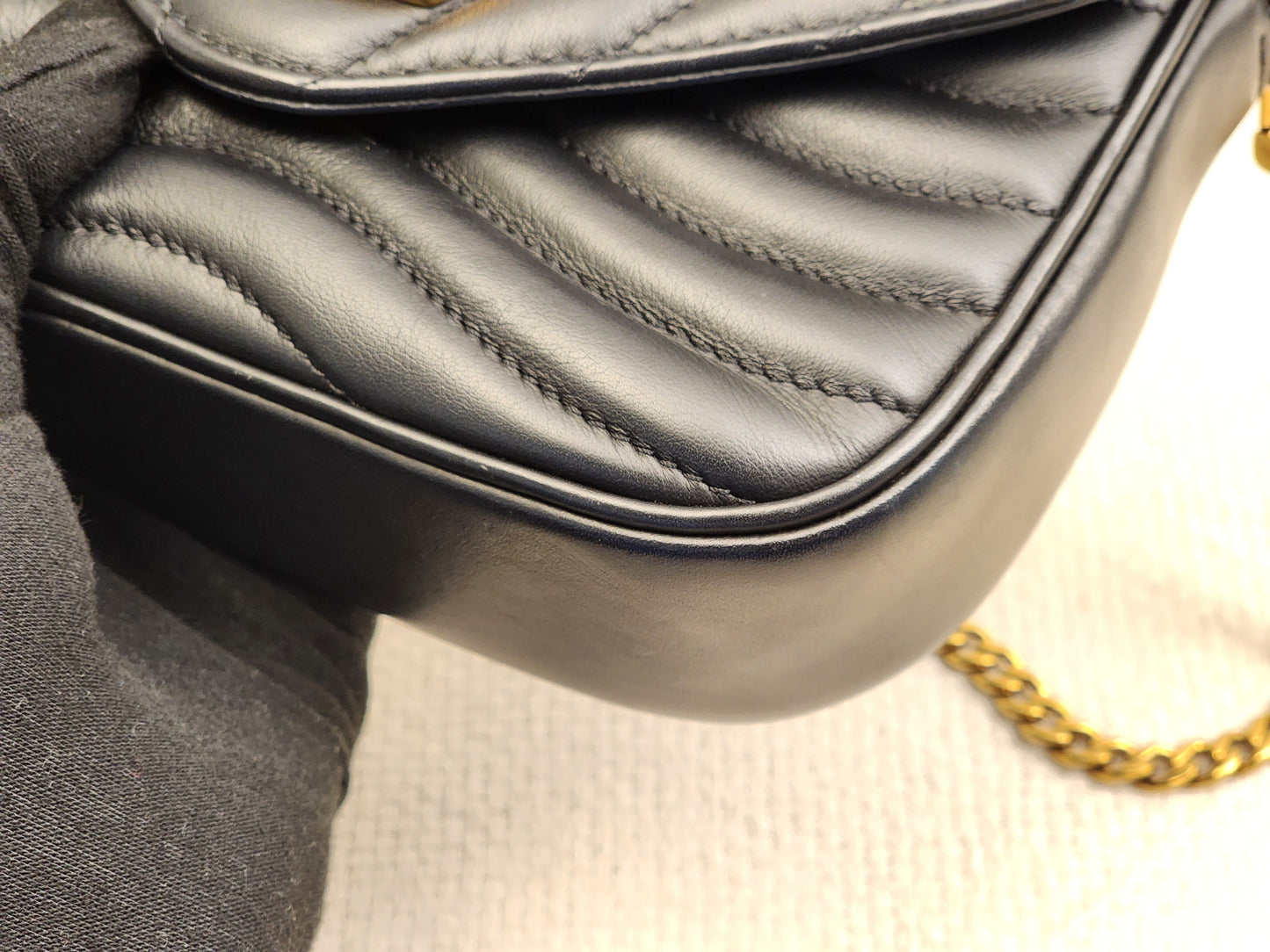 LV Black Calfskin New Wave Multi Pochette