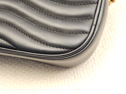 LV Black Calfskin New Wave Multi Pochette