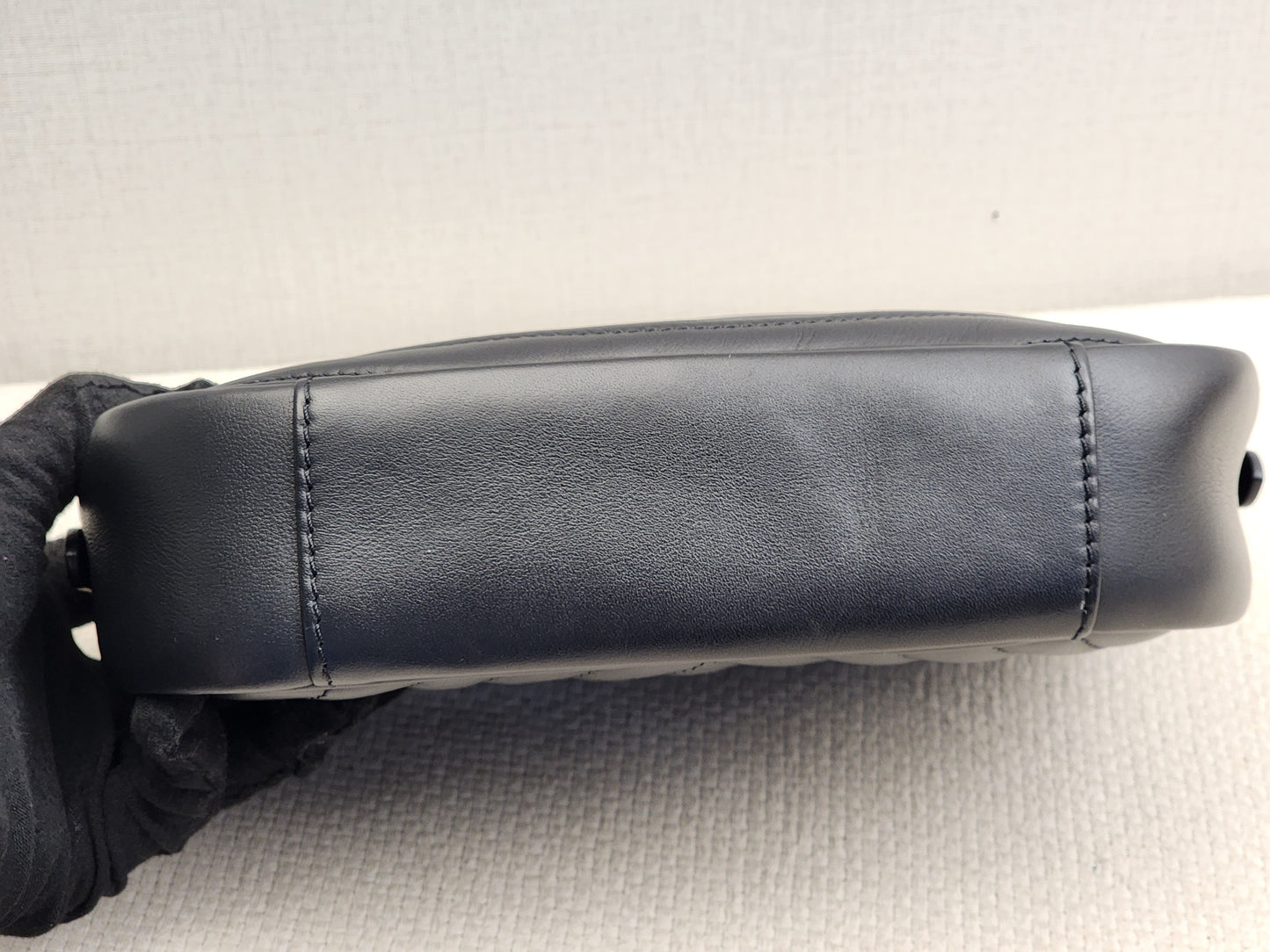 LV Black Calfskin Wave Camera Bag