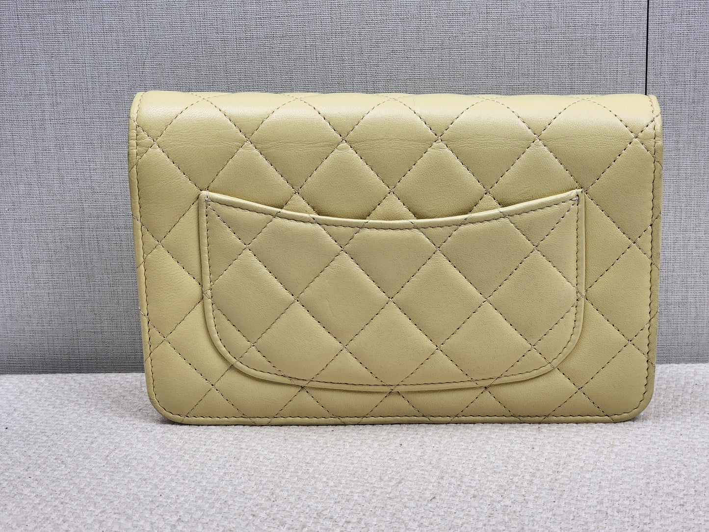 Chanel Yellow Lambskin WOC (GHW)