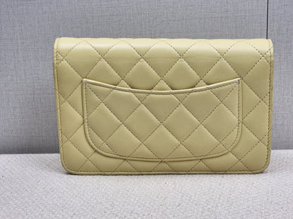 Chanel Yellow Lambskin WOC (GHW)