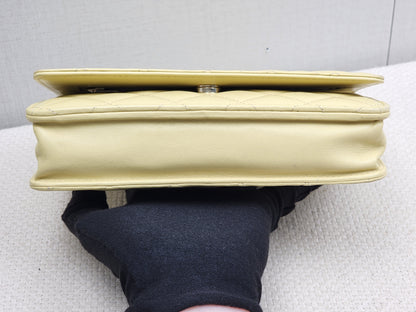 Chanel Yellow Lambskin WOC (GHW)