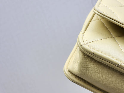 Chanel Yellow Lambskin WOC (GHW)